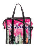 Balenciaga "NYC" Leather Bazar Bag