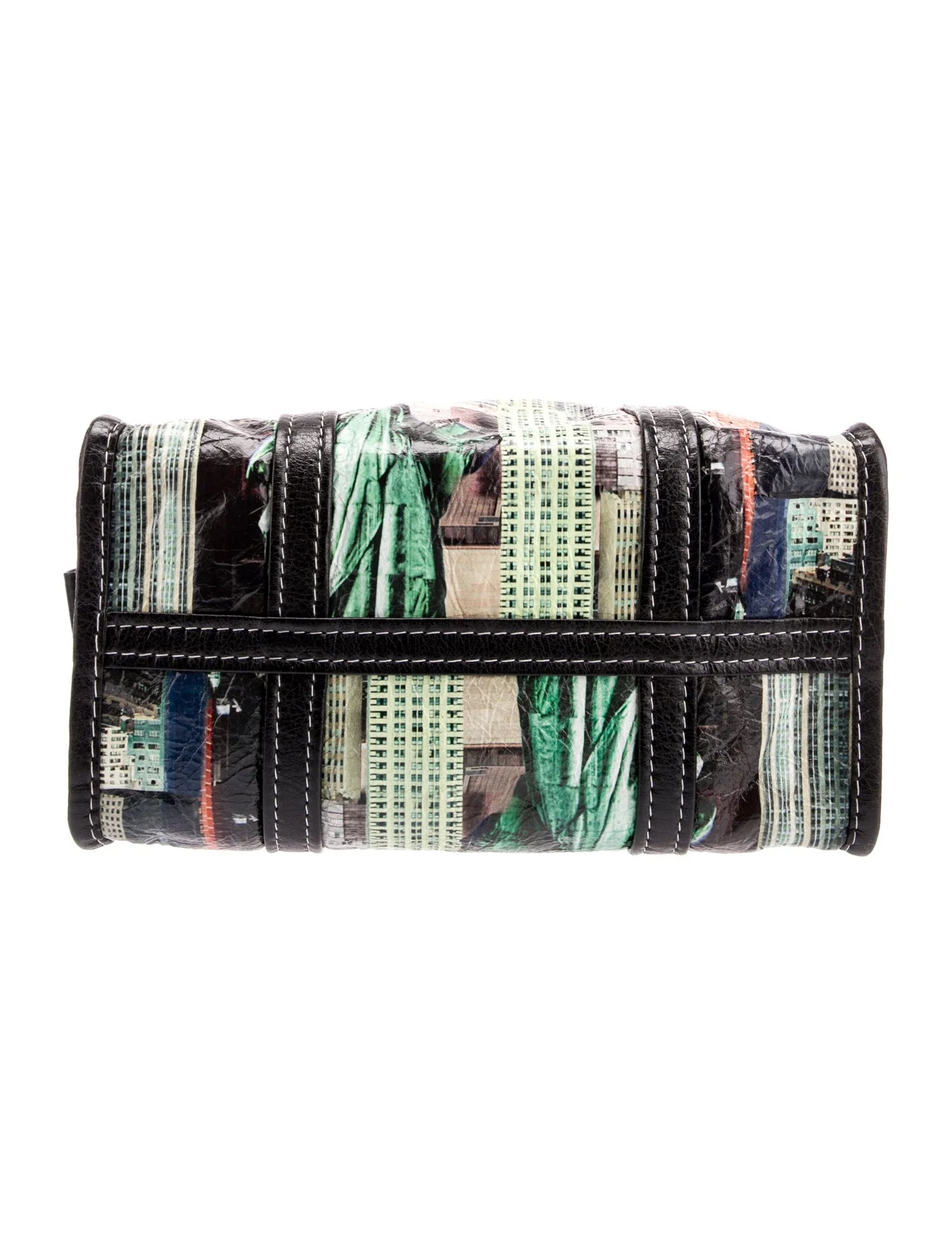 Balenciaga "NYC" Leather Bazar Bag