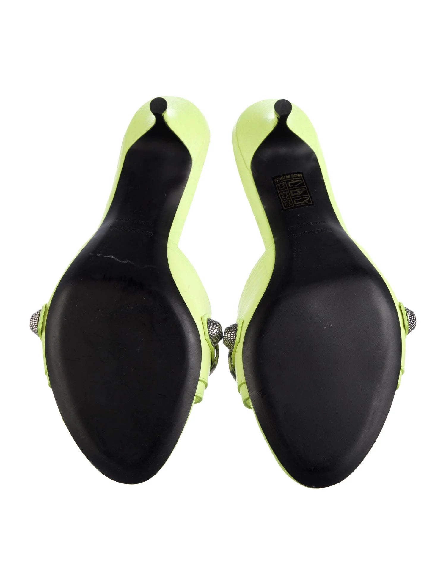 Balenciaga Flou Studded Mules