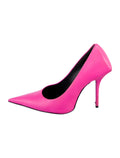Balenciaga Fuchsia Leather Knife Pumps