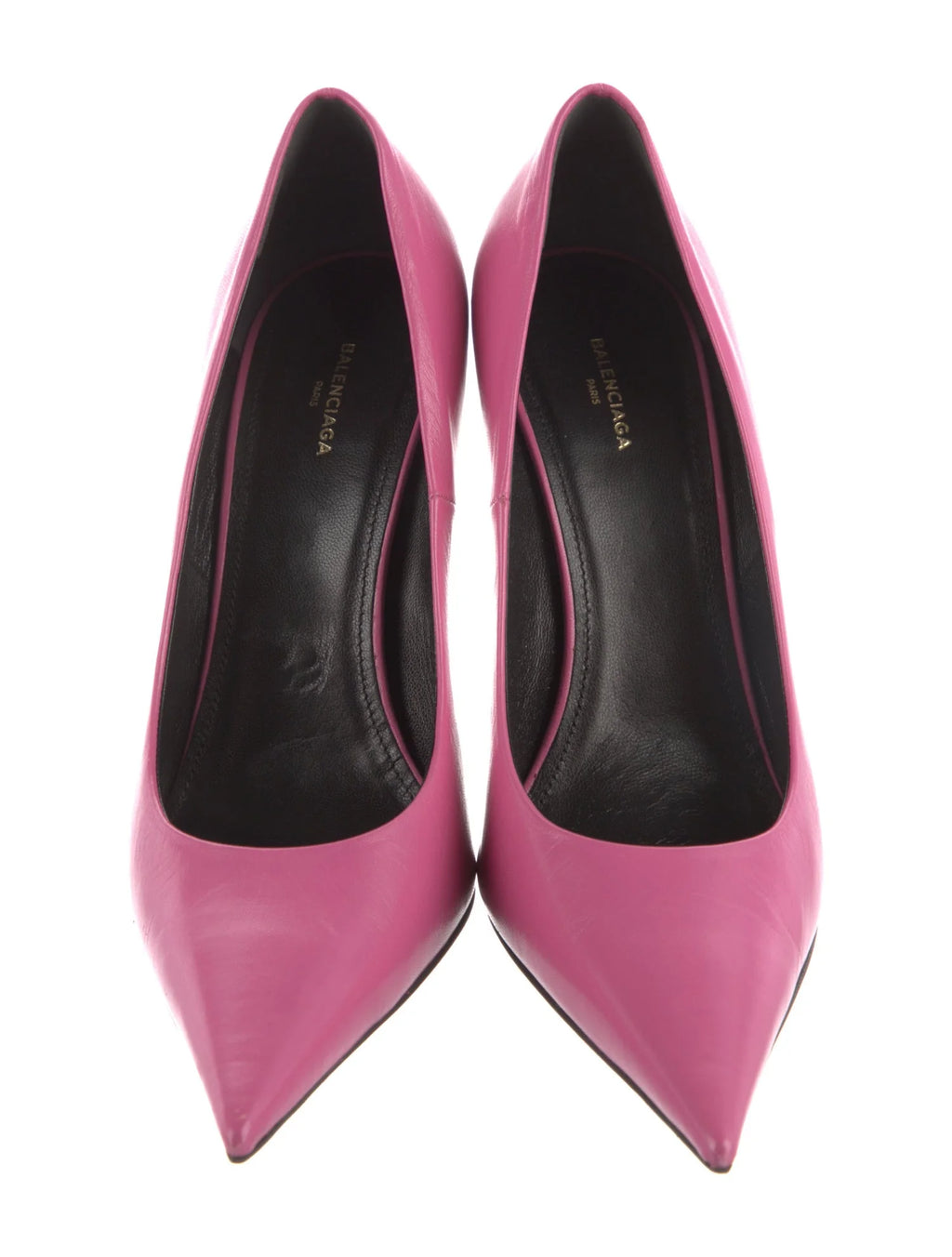 Balenciaga Pink Leather Knife Pumps