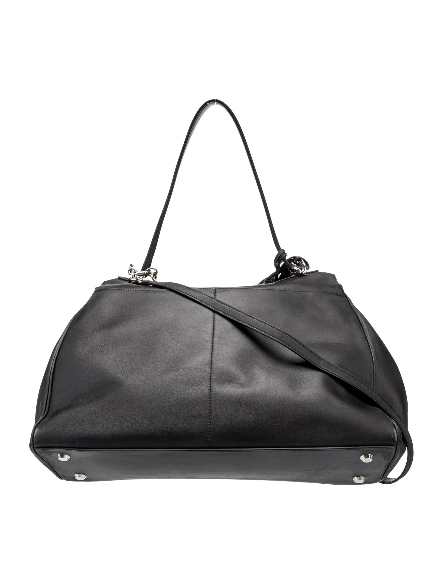 Balenciaga Leather Large Rodeo Charm Bag