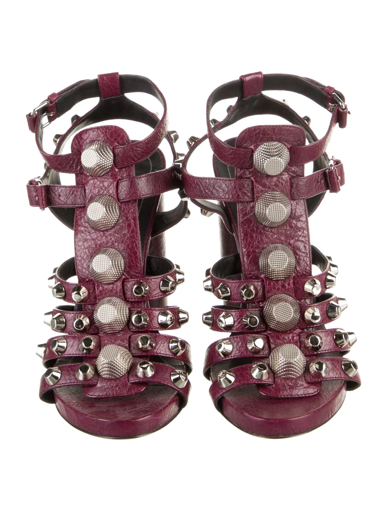 Balenciaga Studded Gladiator High Heel Sandals