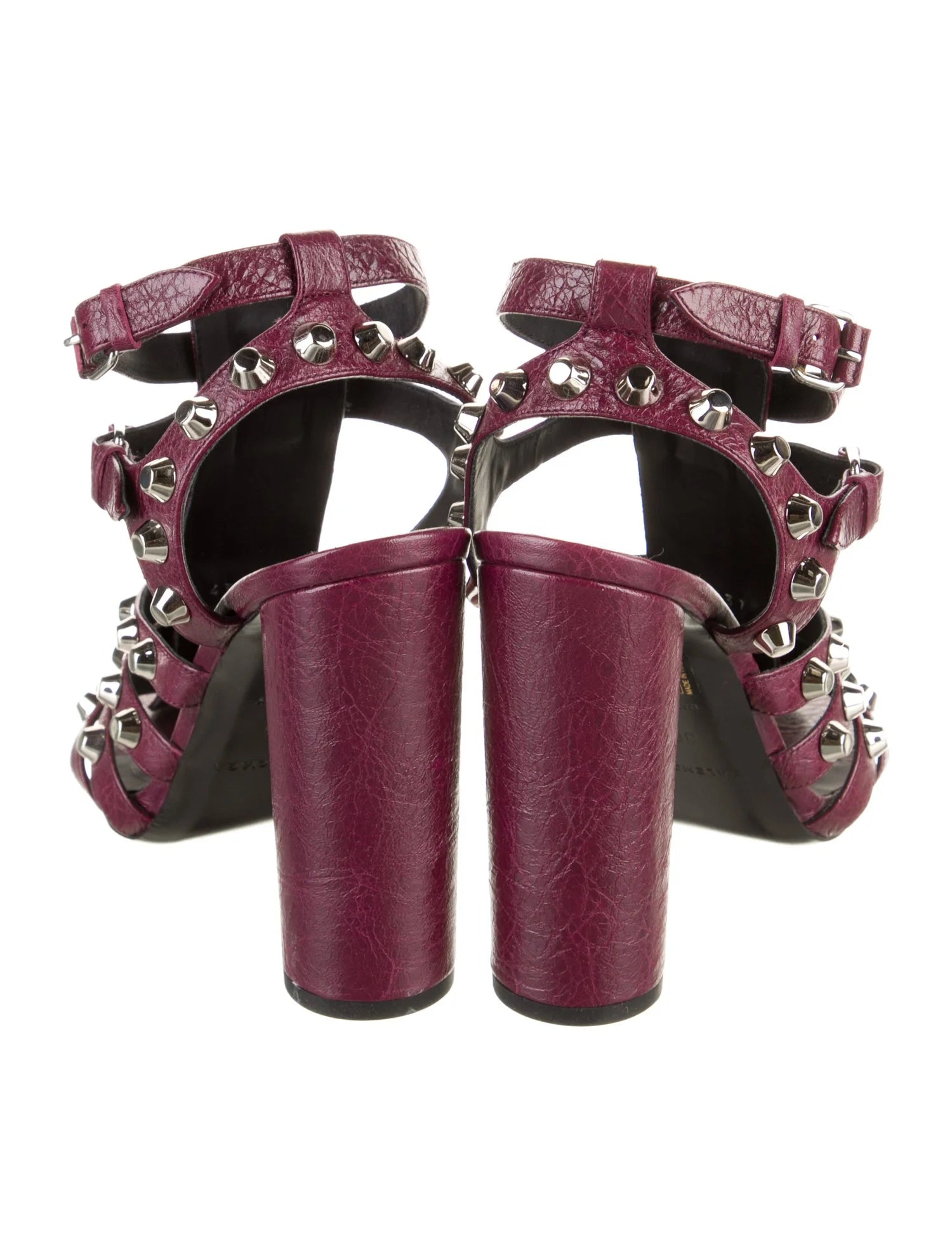 Balenciaga Studded Gladiator High Heel Sandals