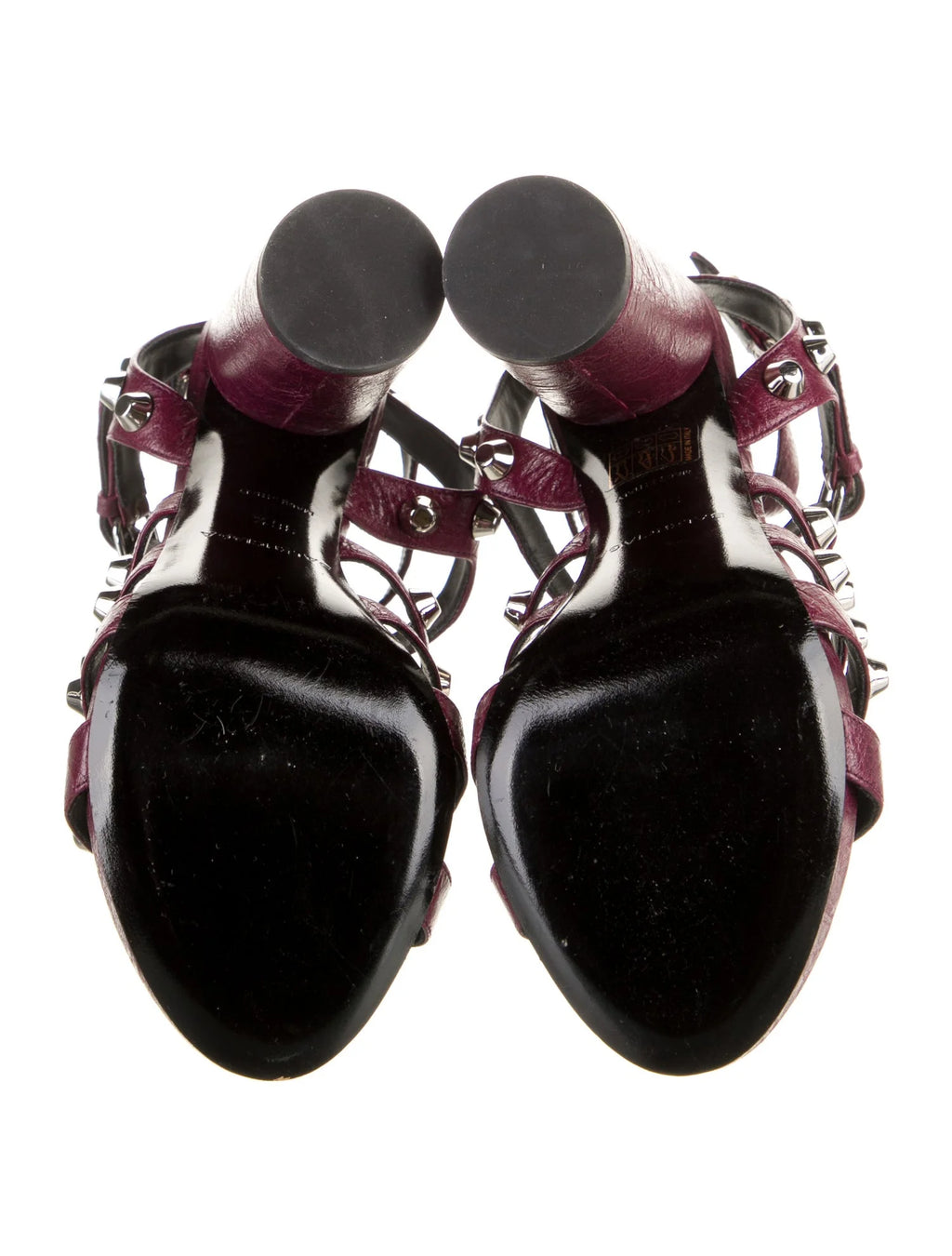 Balenciaga Studded Gladiator High Heel Sandals