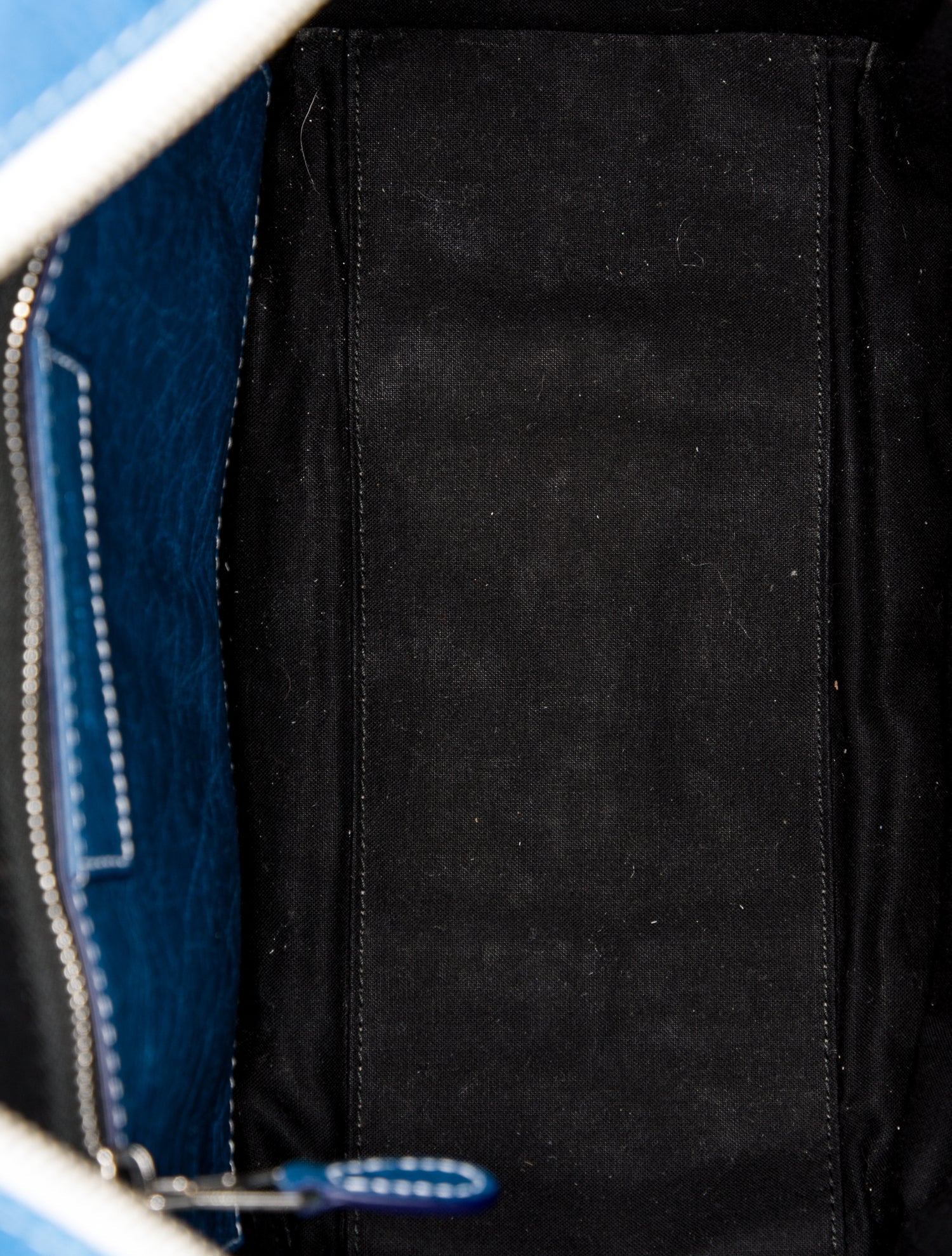 Balenciaga Striped Leather Bazar Tote