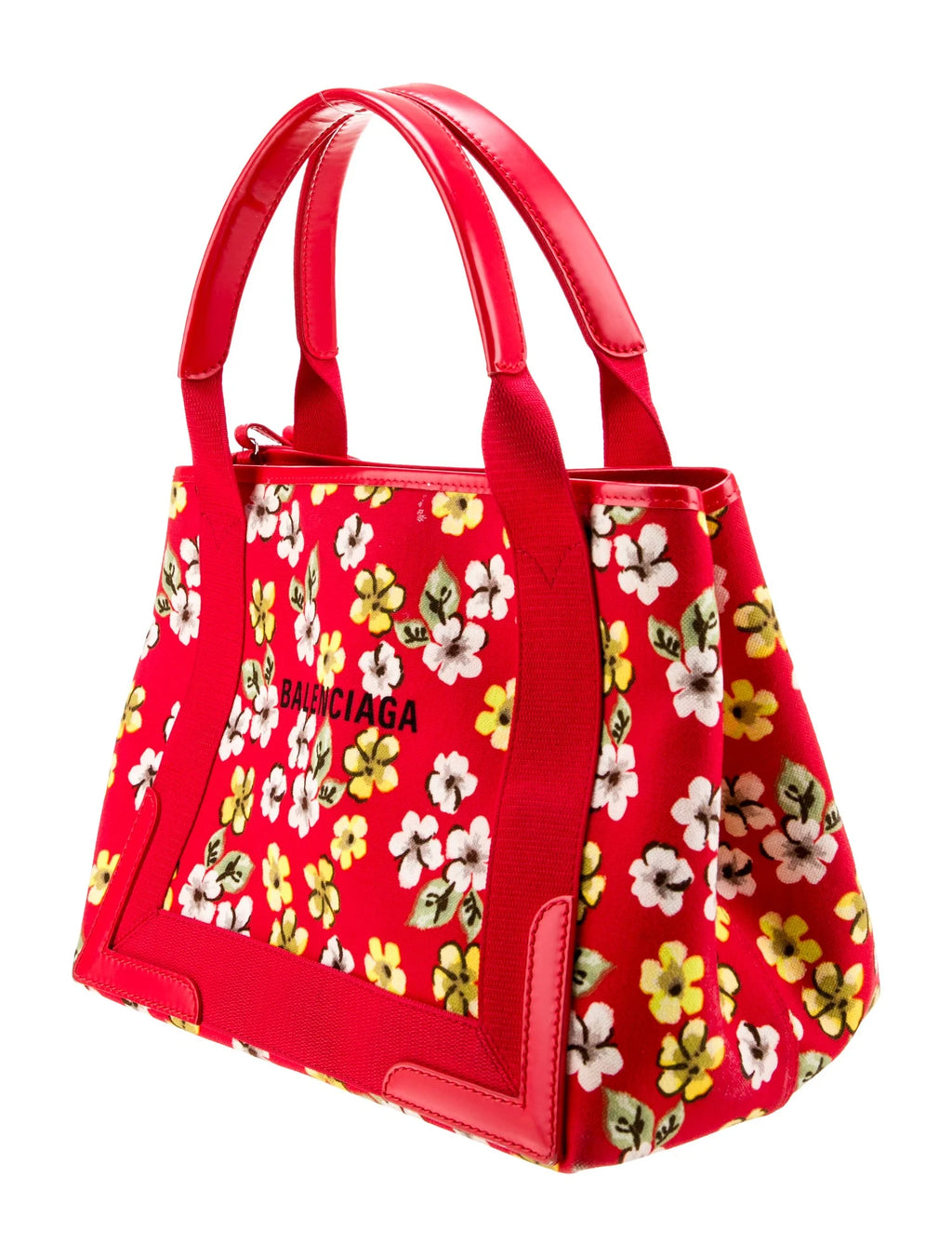 Balenciaga F/W 21 Canvas Canvas Floral Tote