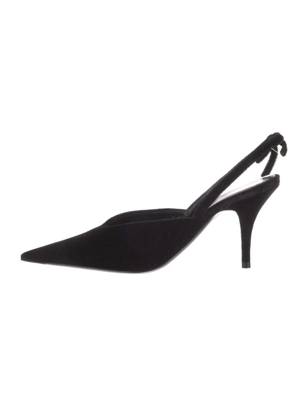 Balenciaga Velvet Bow Slingbacks