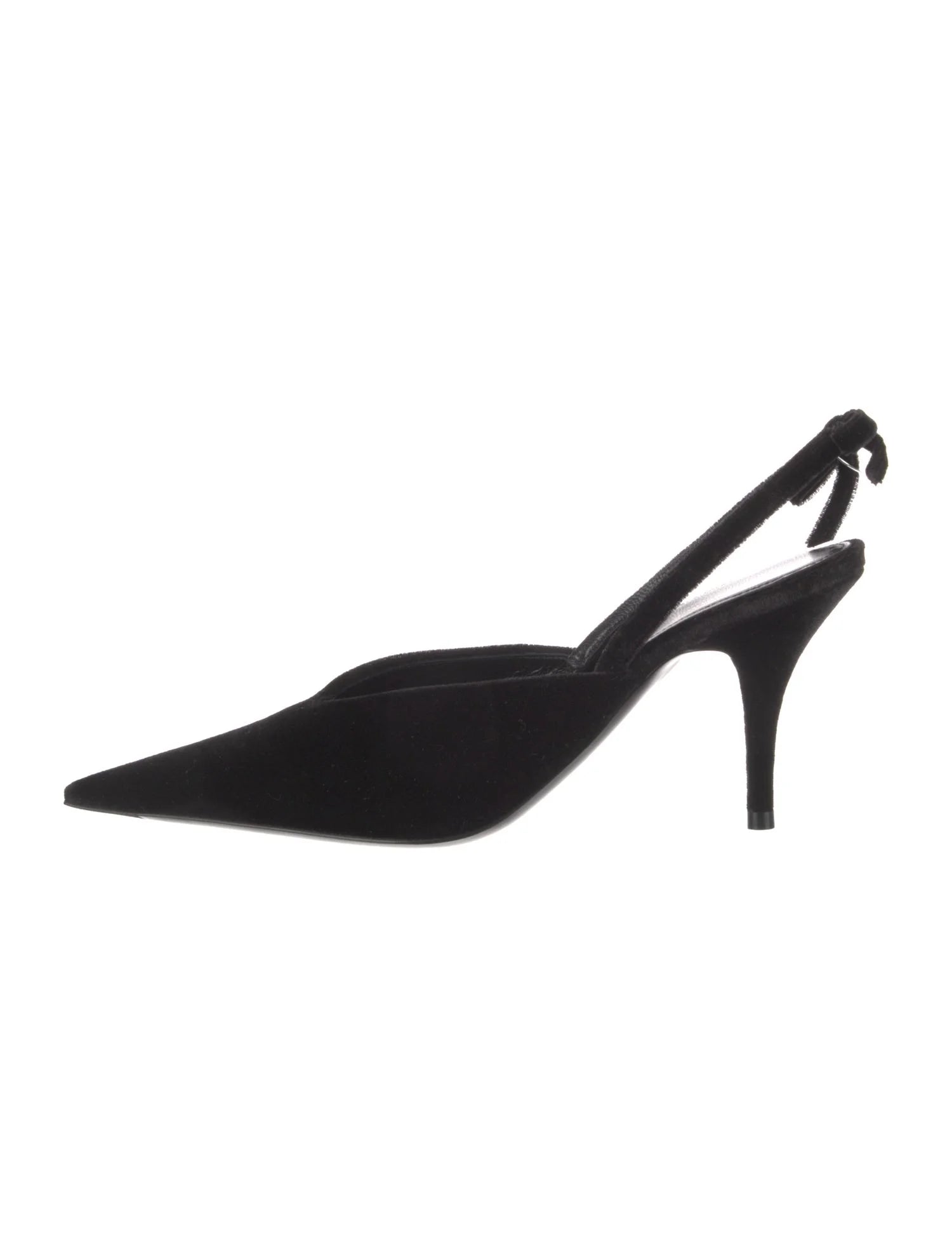 Balenciaga Velvet Bow Slingbacks