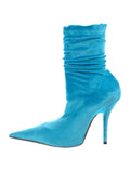 Balenciaga Velvet Knife Booties
