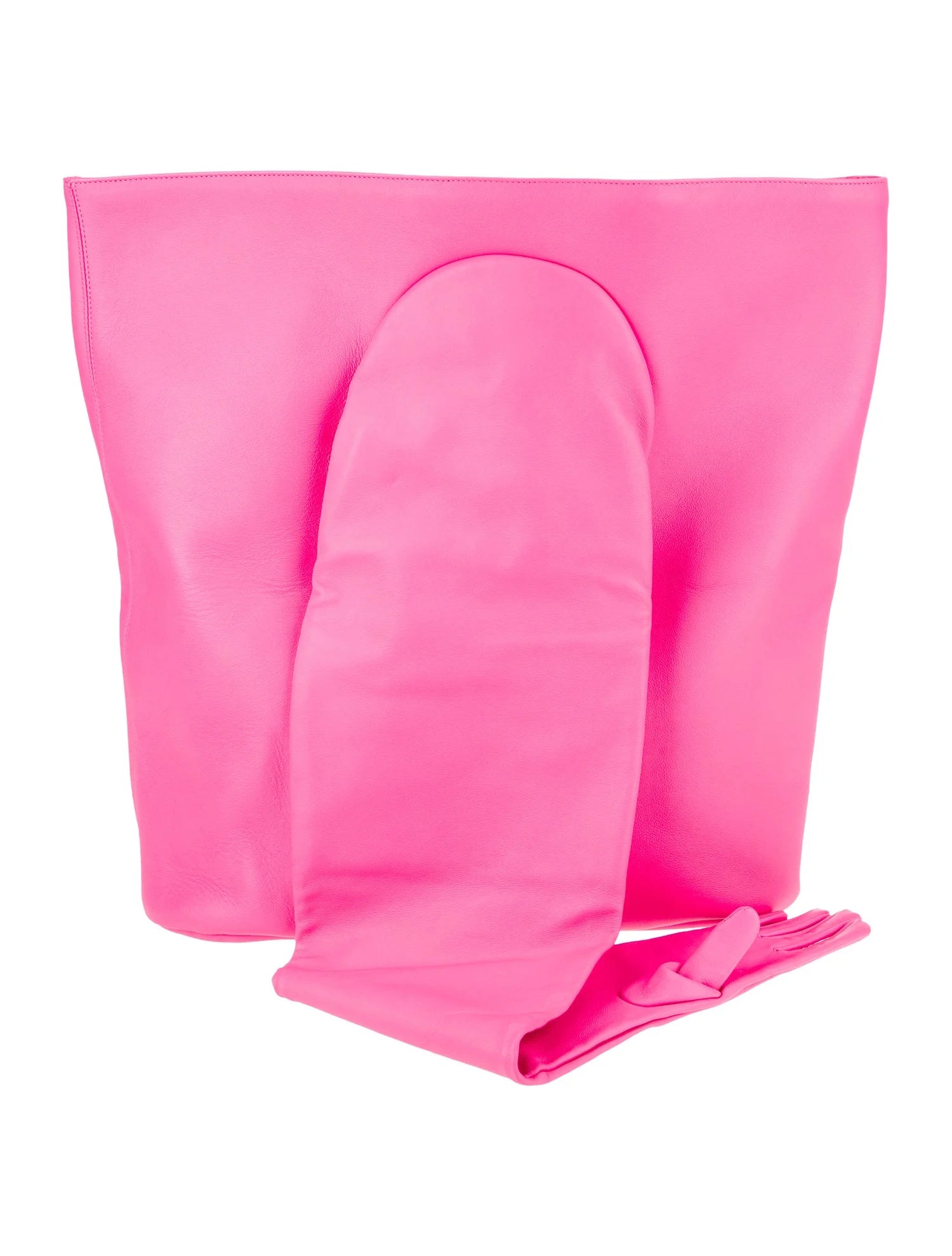 Balenciaga Pink Leather Arm Sleeve Bag