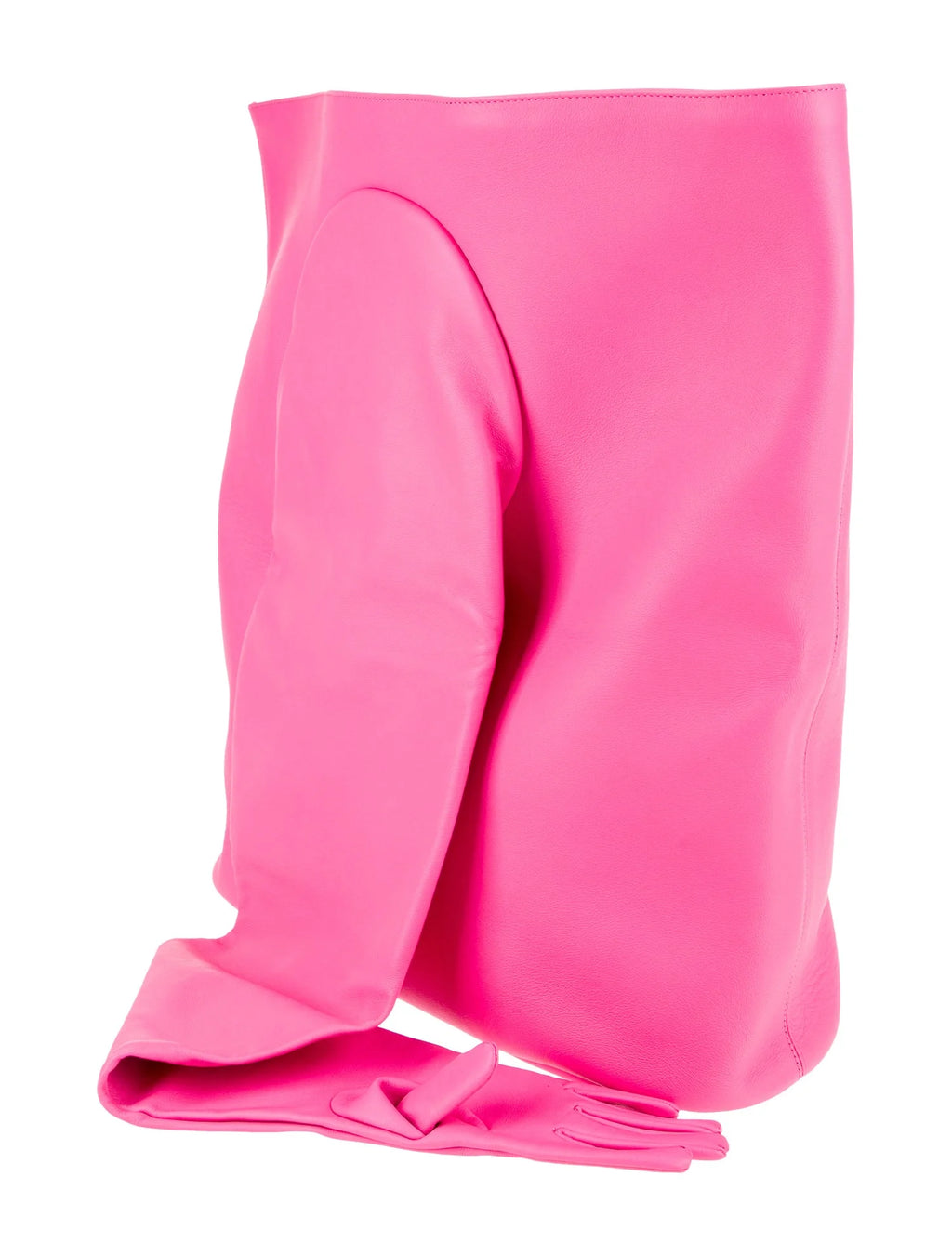Balenciaga Pink Leather Arm Sleeve Bag