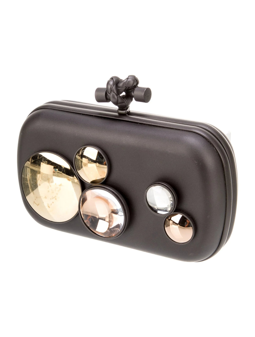 Bottega Leather Evening Clutch