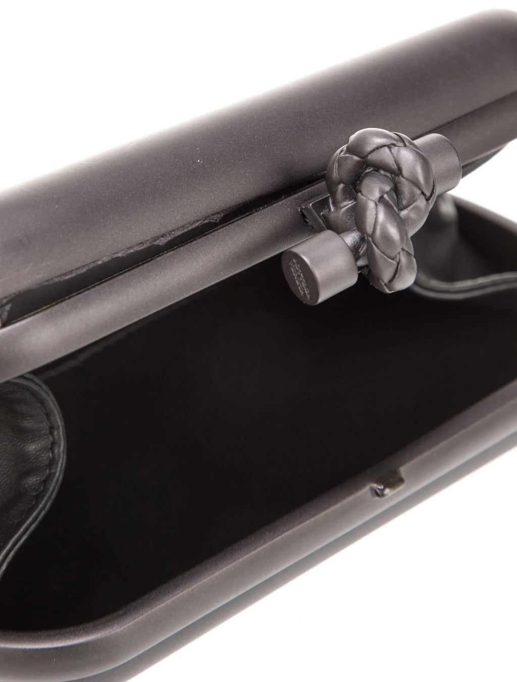 Bottega Leather Evening Clutch