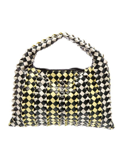 Bottega Veneta Two Tone Intrecciato Hop Bag
