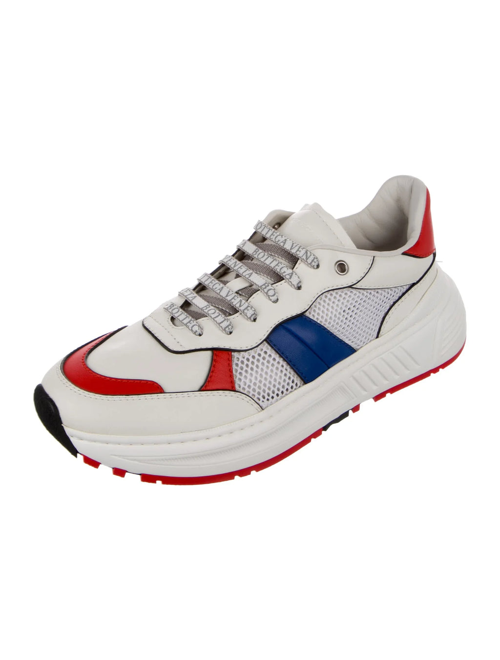 Bottega Leather/Mesh Trainers