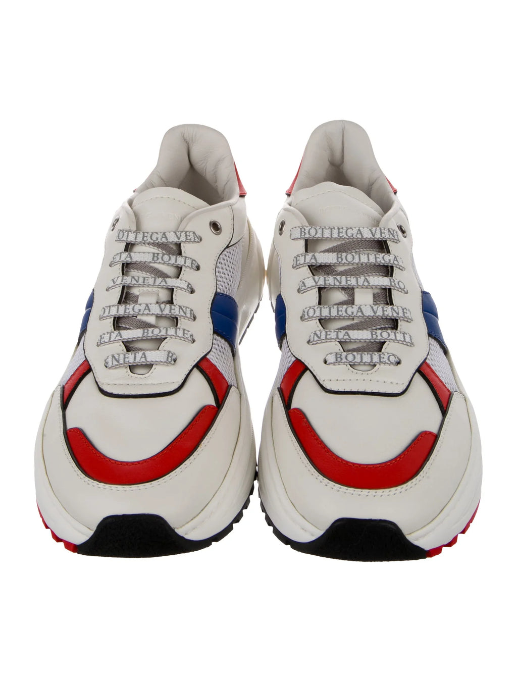 Bottega Leather/Mesh Trainers