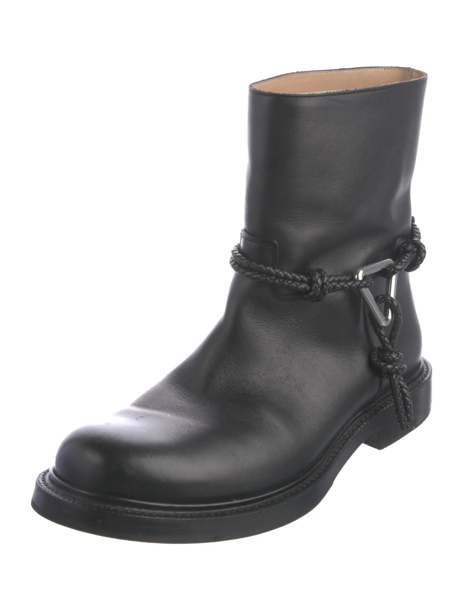 Dior Leather Moto Boots
