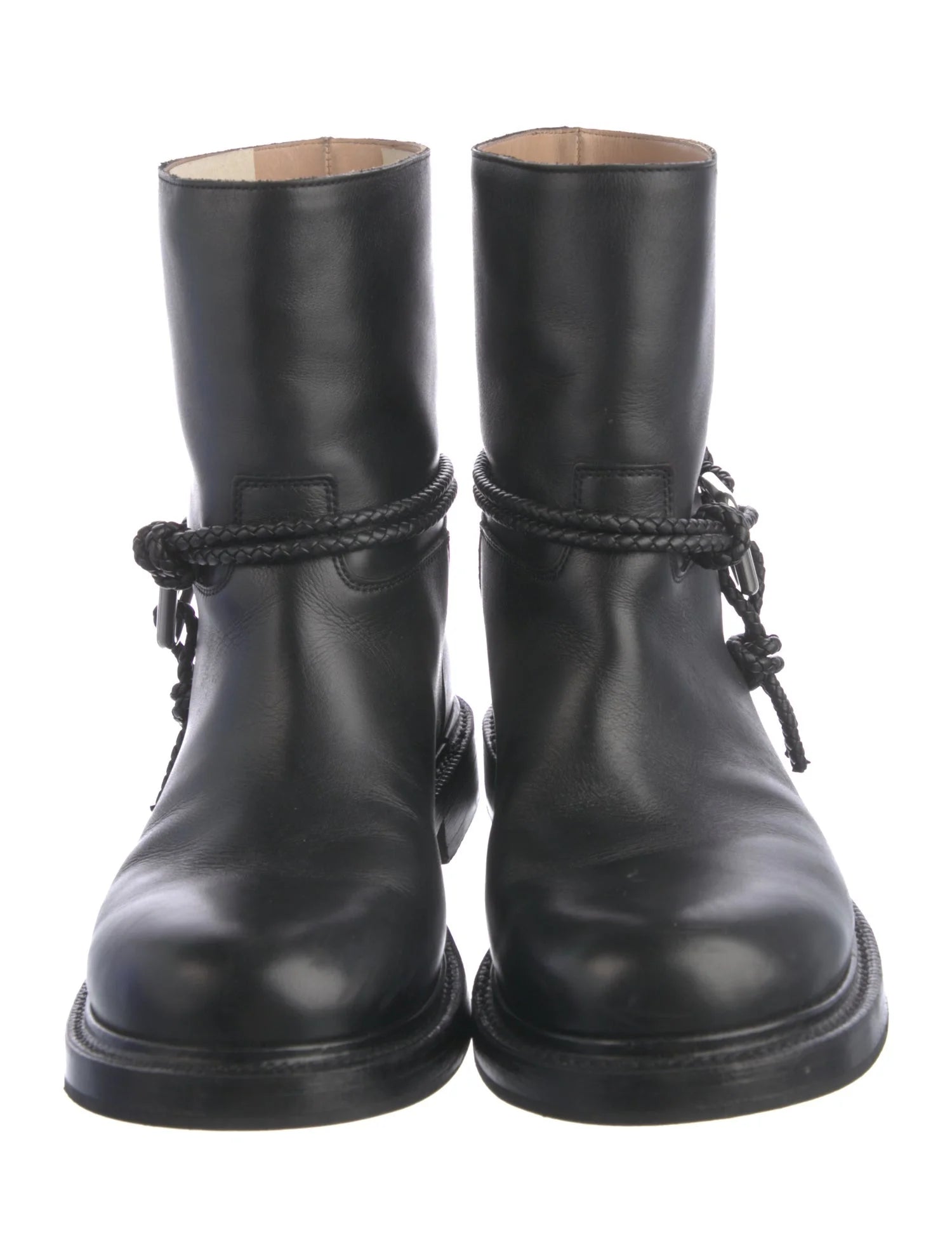 Dior Leather Moto Boots