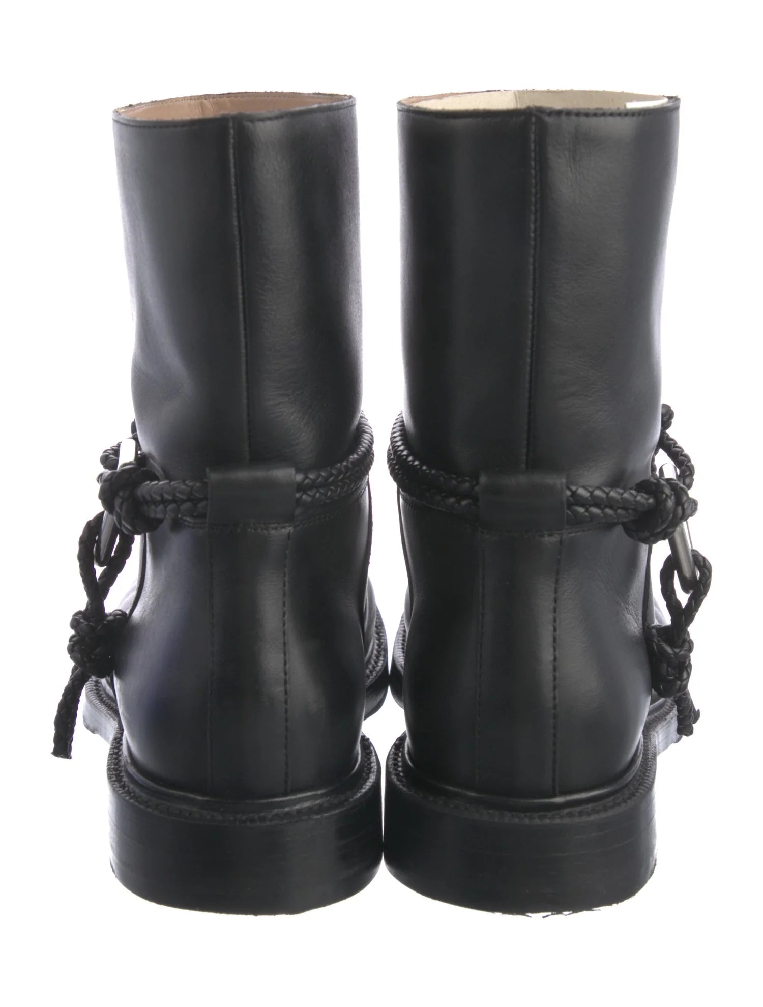 Dior Leather Moto Boots