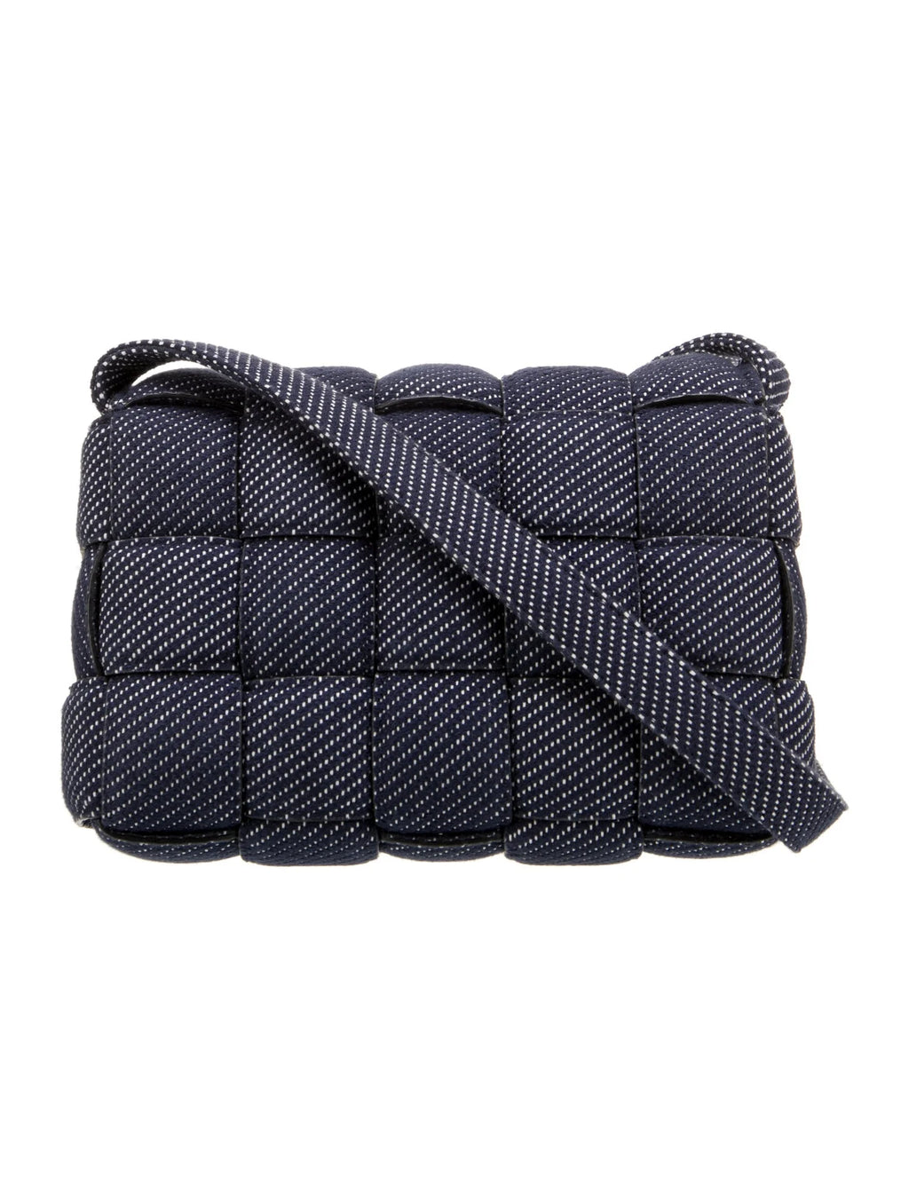 Bottega Blue Denim Padded Cassette