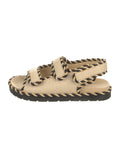 Bottega Raffia Strap Sandals