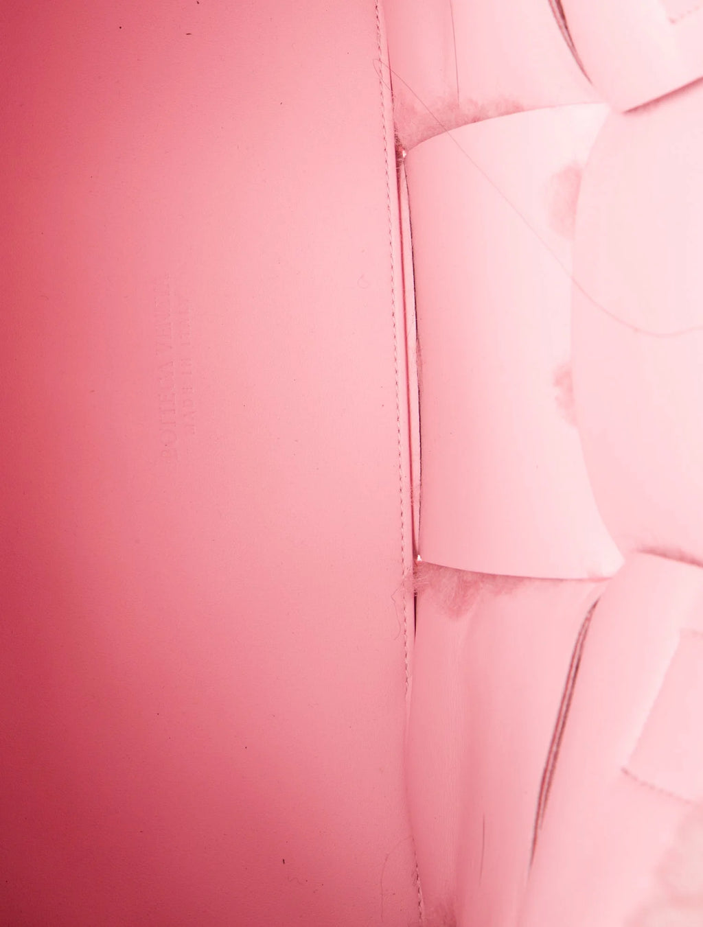 Bottega Veneta Pink Shearling Acro Tote