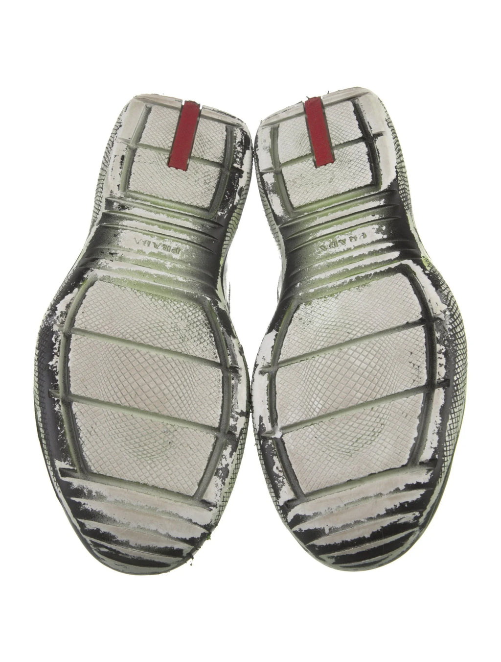 Prada X Cass "American Cup" Hand Painted Leather Sneakers