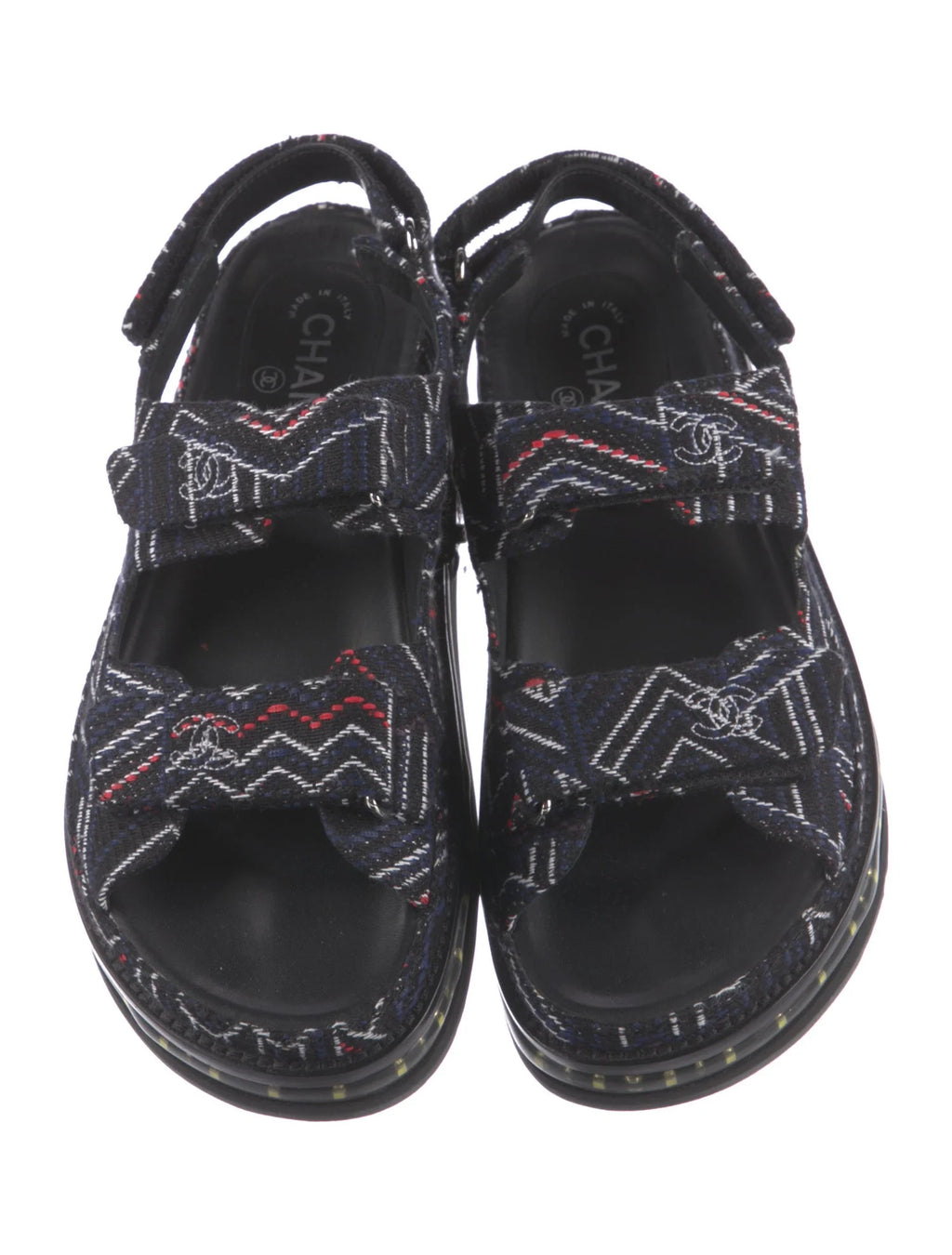 Chanel SS/16 LED Light Up CC Strap Sandals