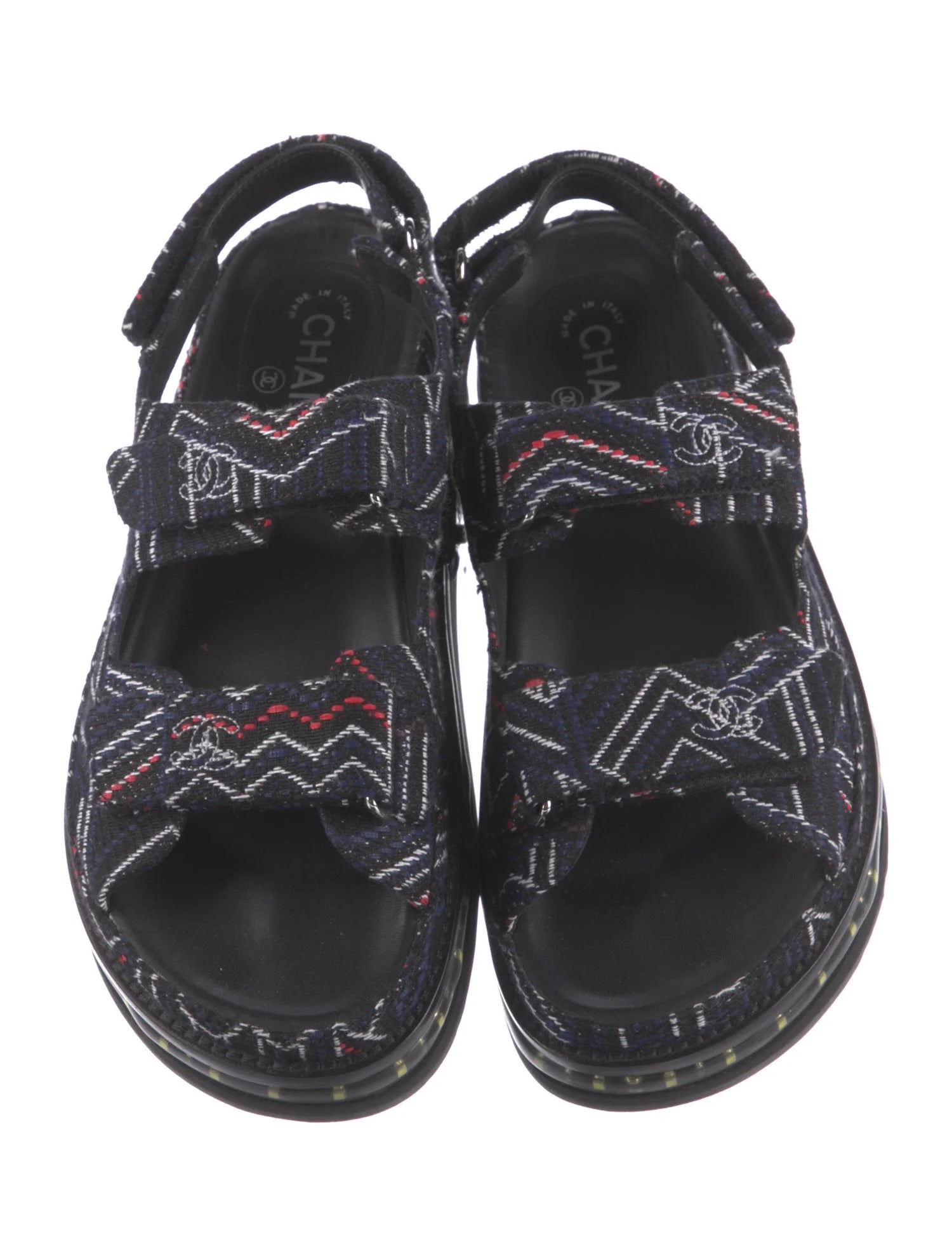 Chanel SS/16 LED Light Up CC Strap Sandals