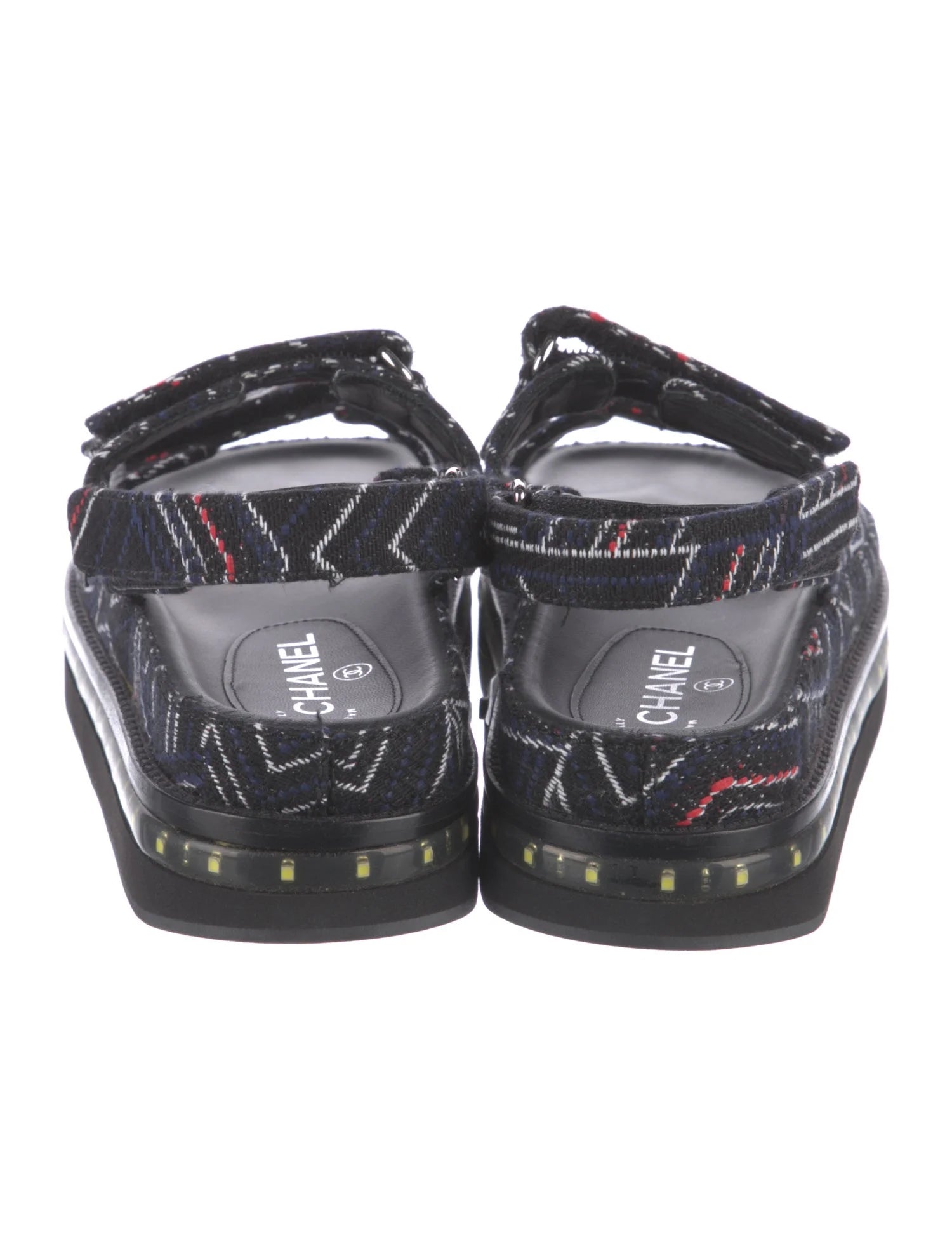 Chanel SS/16 LED Light Up CC Strap Sandals