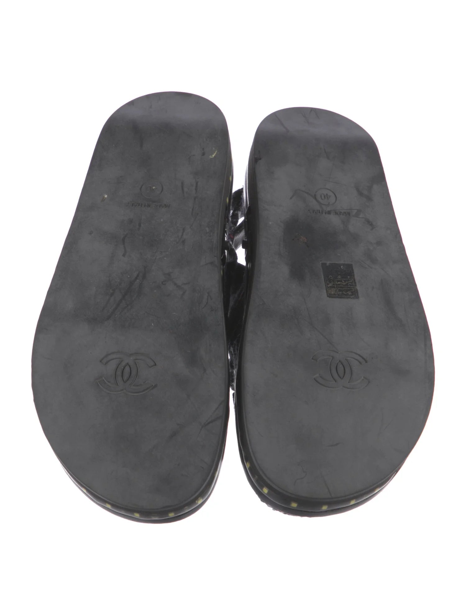 Chanel SS/16 LED Light Up CC Strap Sandals