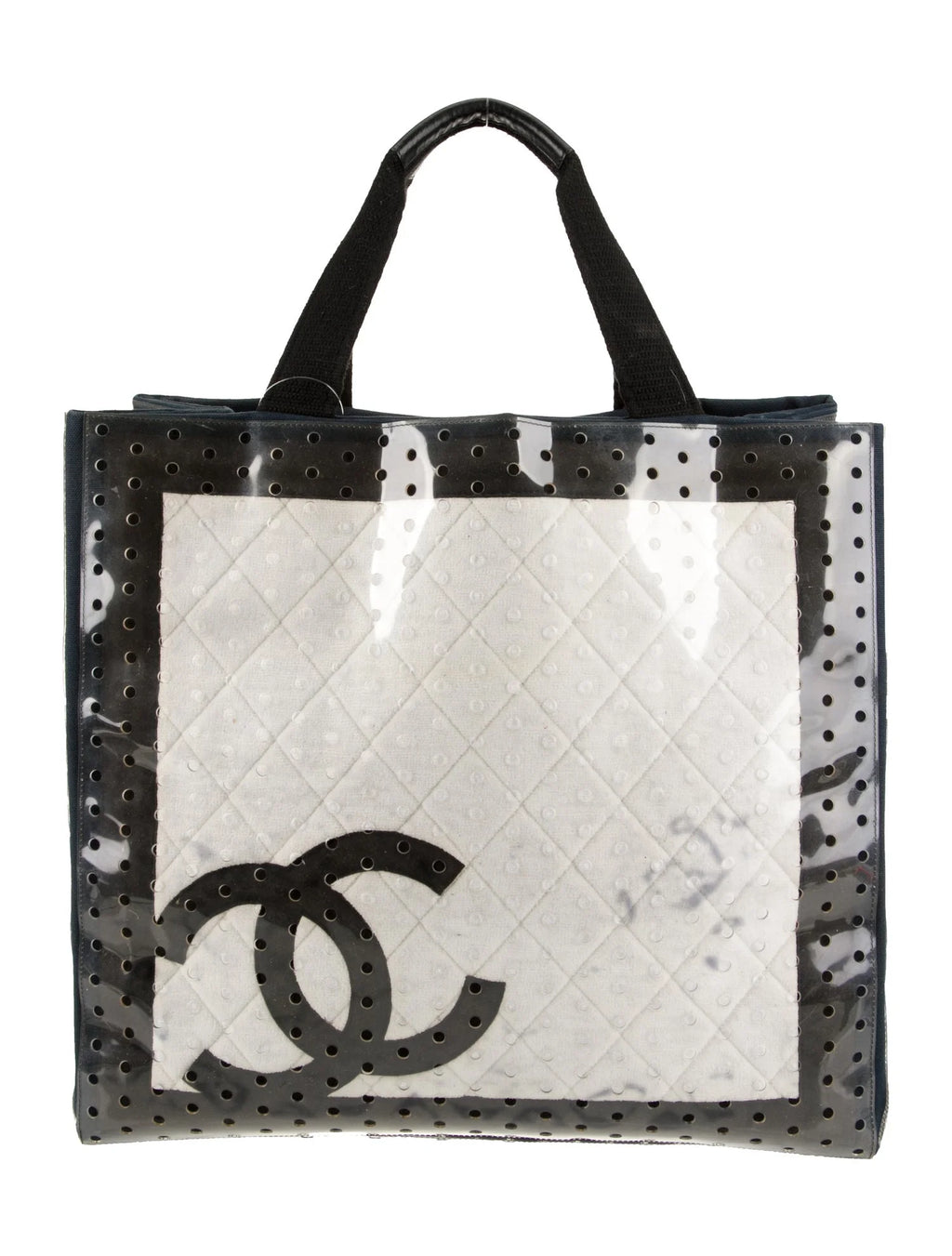 Chanel SS/08 Perforated Terrycloth Beach Tote