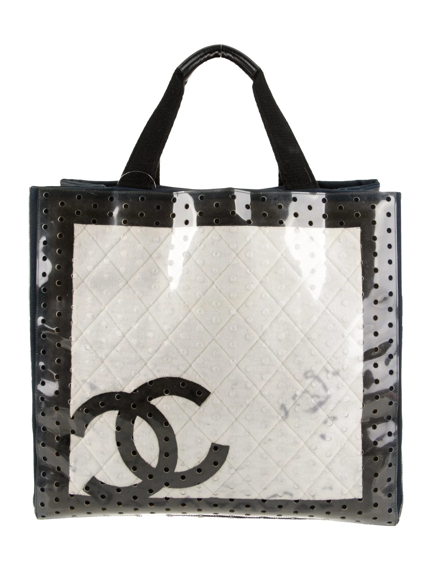Chanel SS/08 Perforated Terrycloth Beach Tote