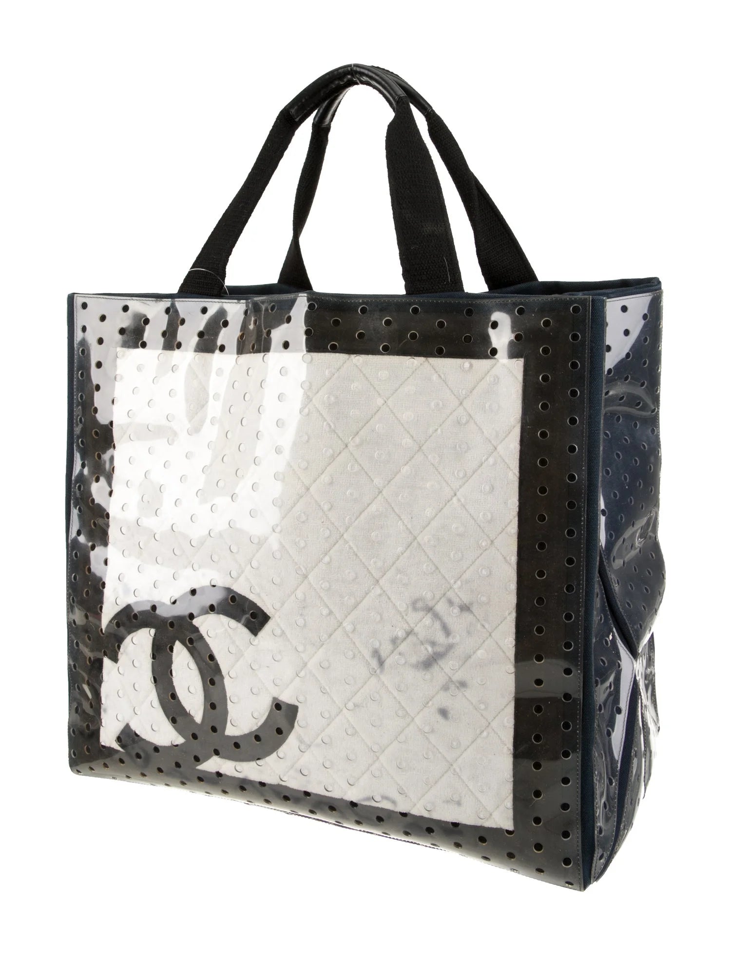Chanel SS/08 Perforated Terrycloth Beach Tote
