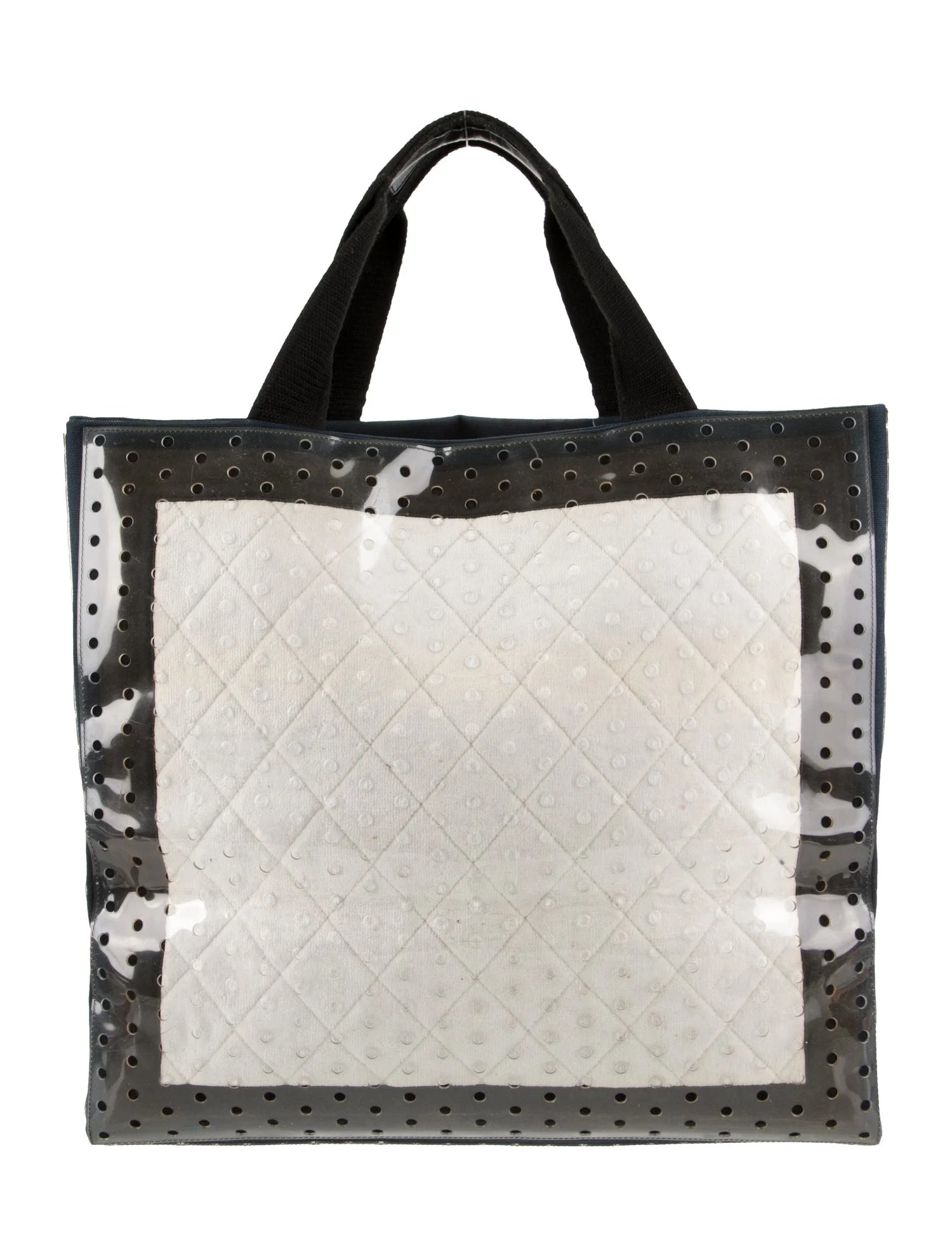 Chanel SS/08 Perforated Terrycloth Beach Tote