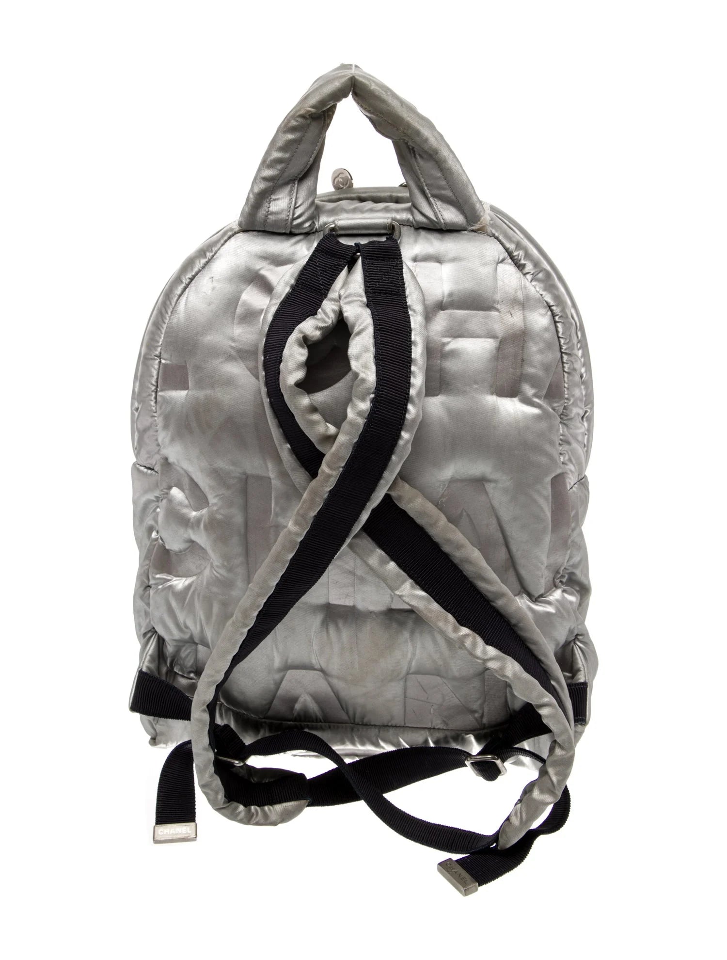 Chanel FW/17 Silver Nylon Backpack