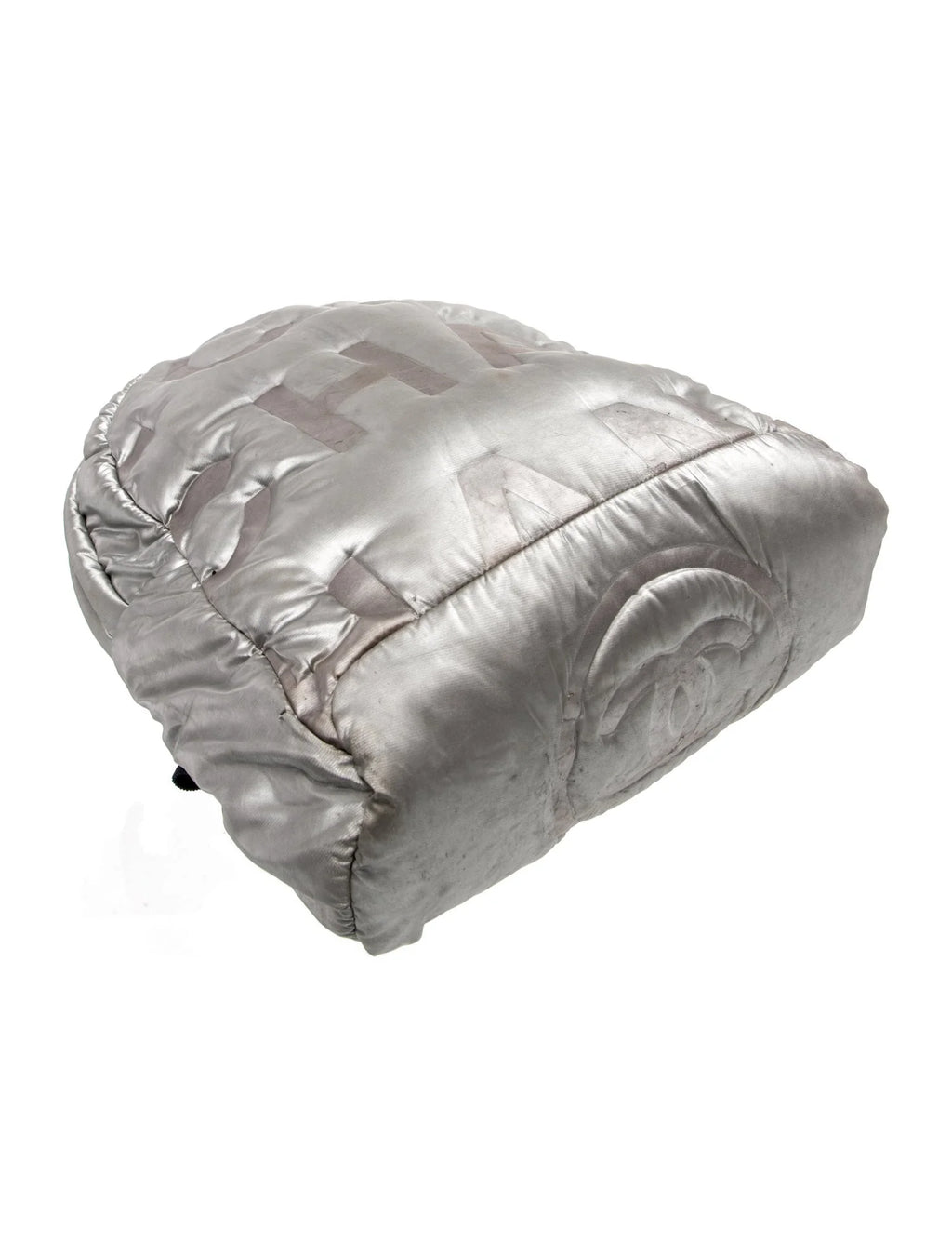 Chanel FW/17 Silver Nylon Backpack