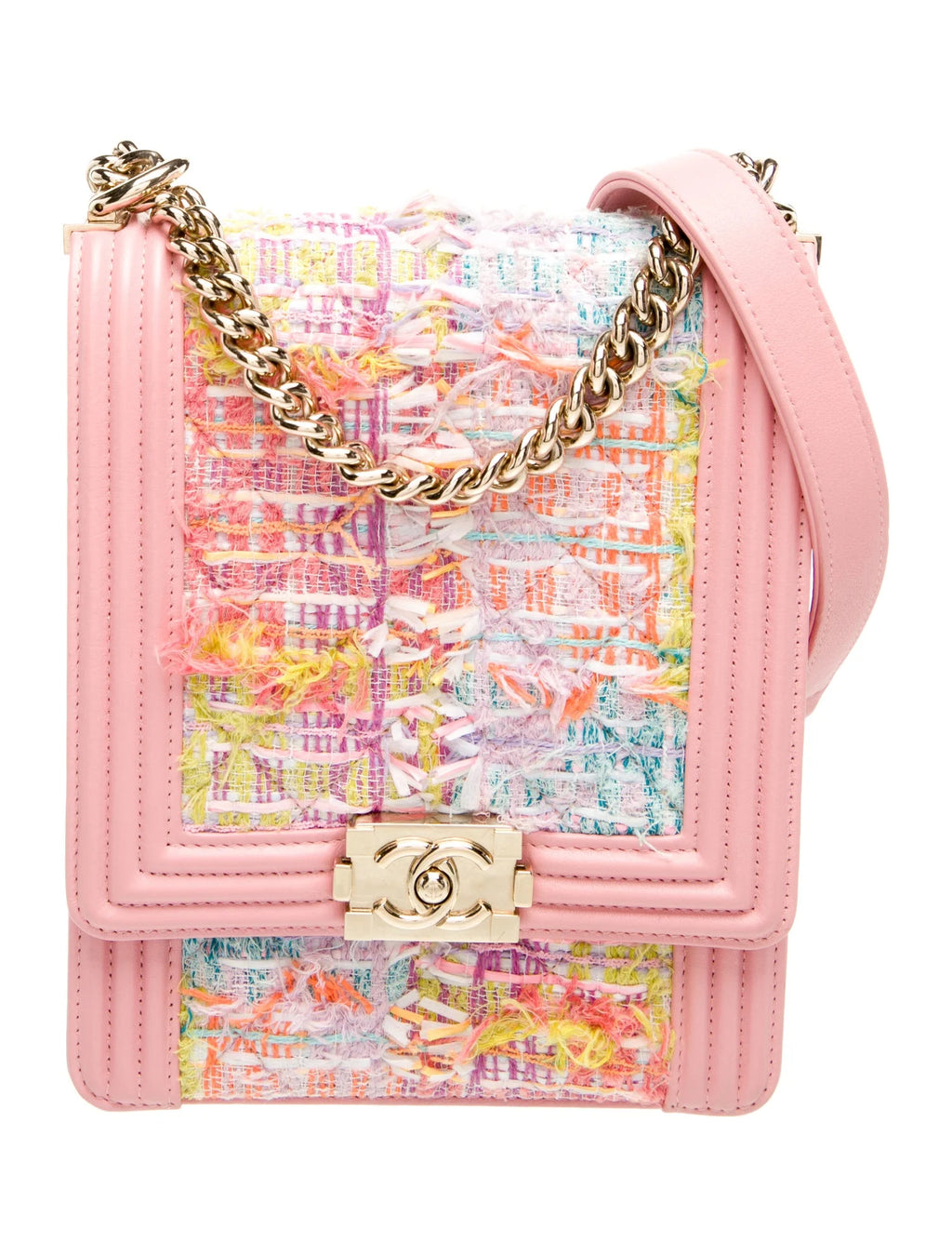 Chanel SS/19 Minaudière Tweed Boy Bag