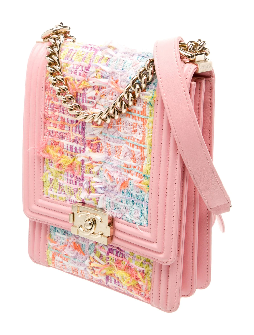 Chanel SS/19 Minaudière Tweed Boy Bag