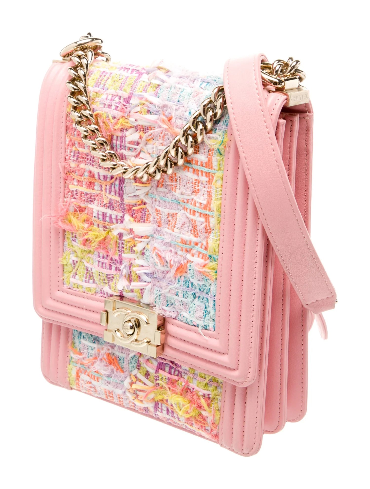 Chanel SS/19 Minaudière Tweed Boy Bag