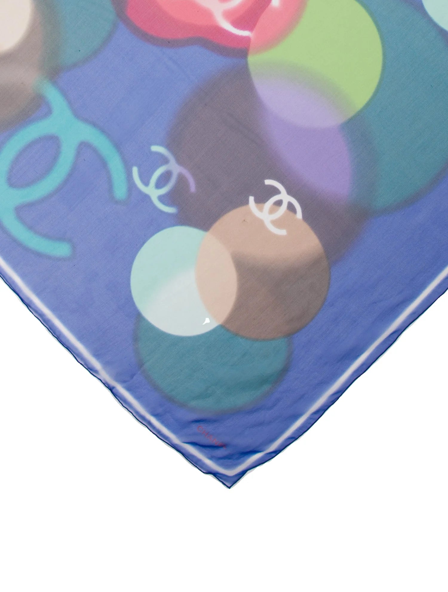 Chanel CC Graphic Silk Scarf