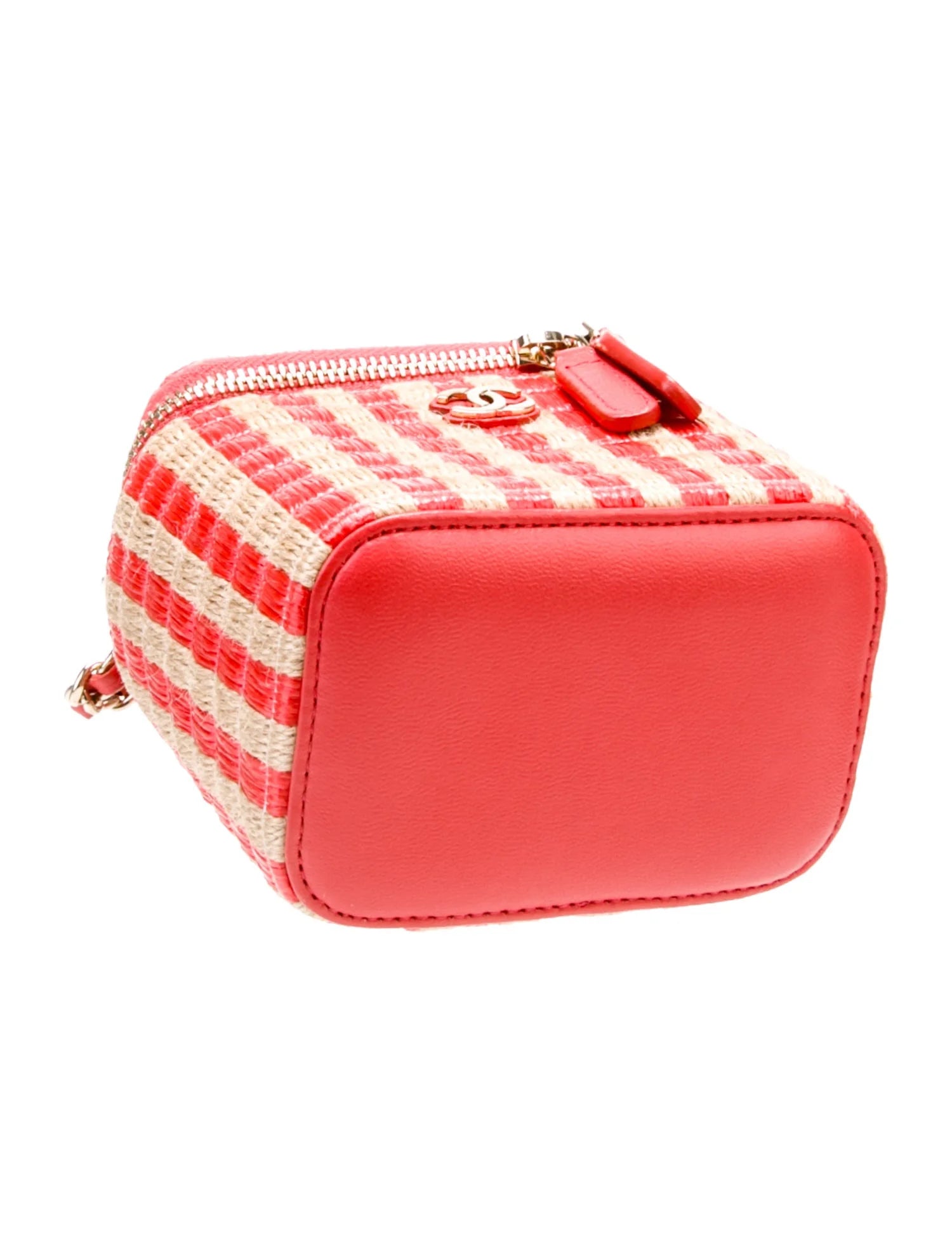 Chanel SS/22 Raffia Vanity Case