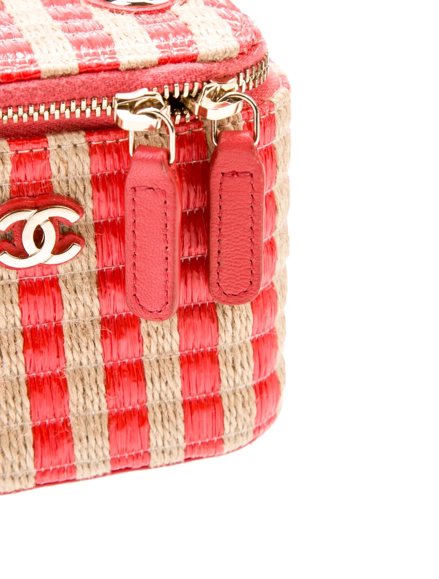 Chanel SS/22 Raffia Vanity Case