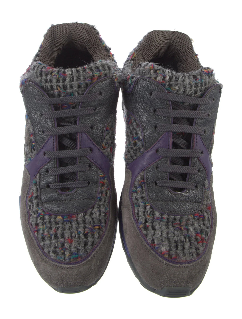 Chanel Tweed CC Trainers