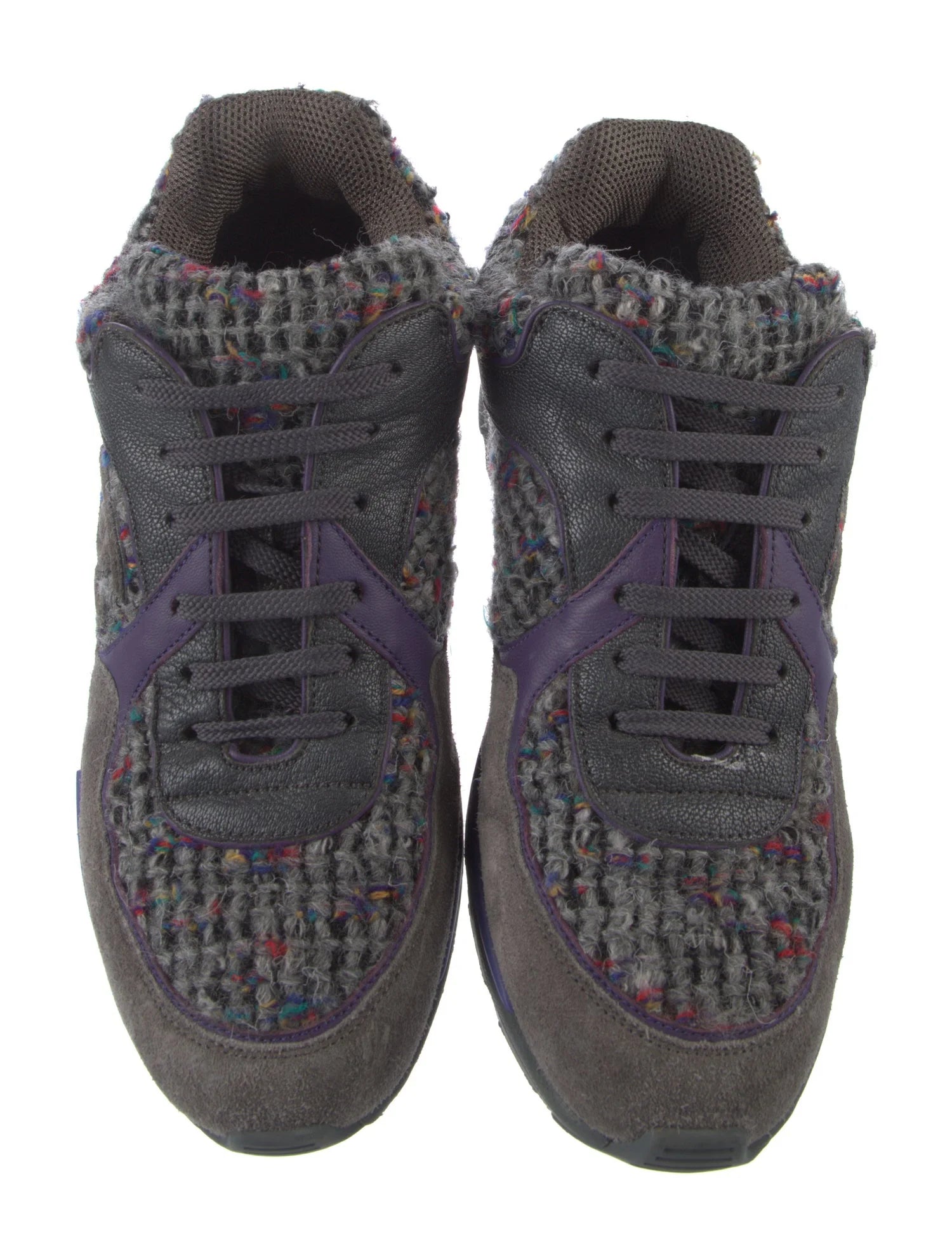 Chanel Tweed CC Trainers