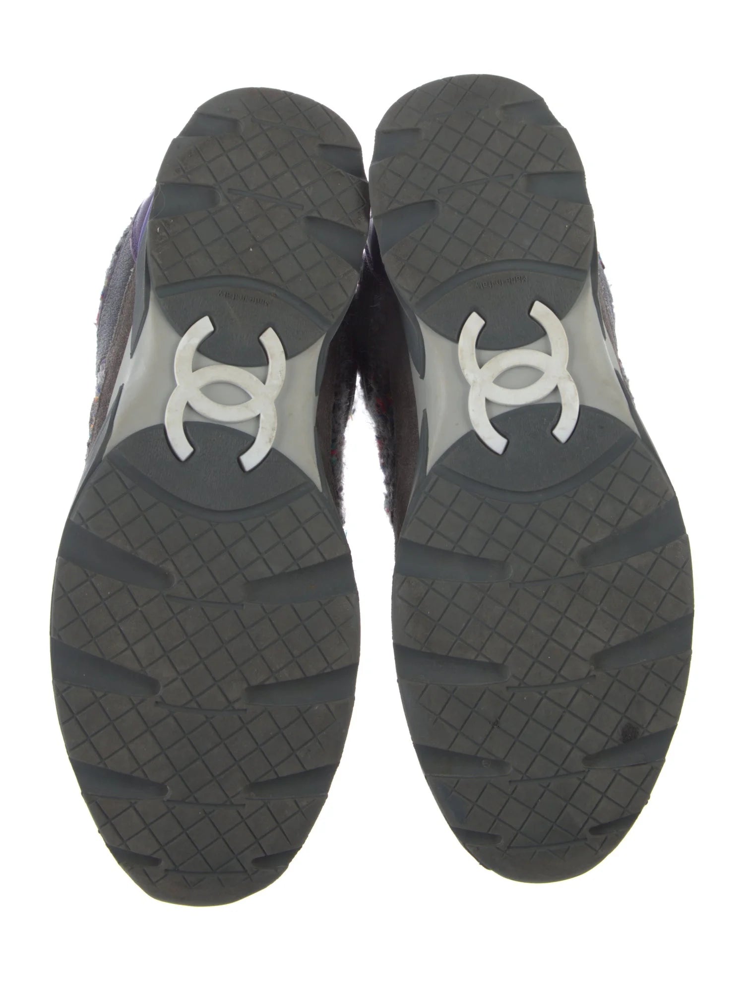 Chanel Tweed CC Trainers