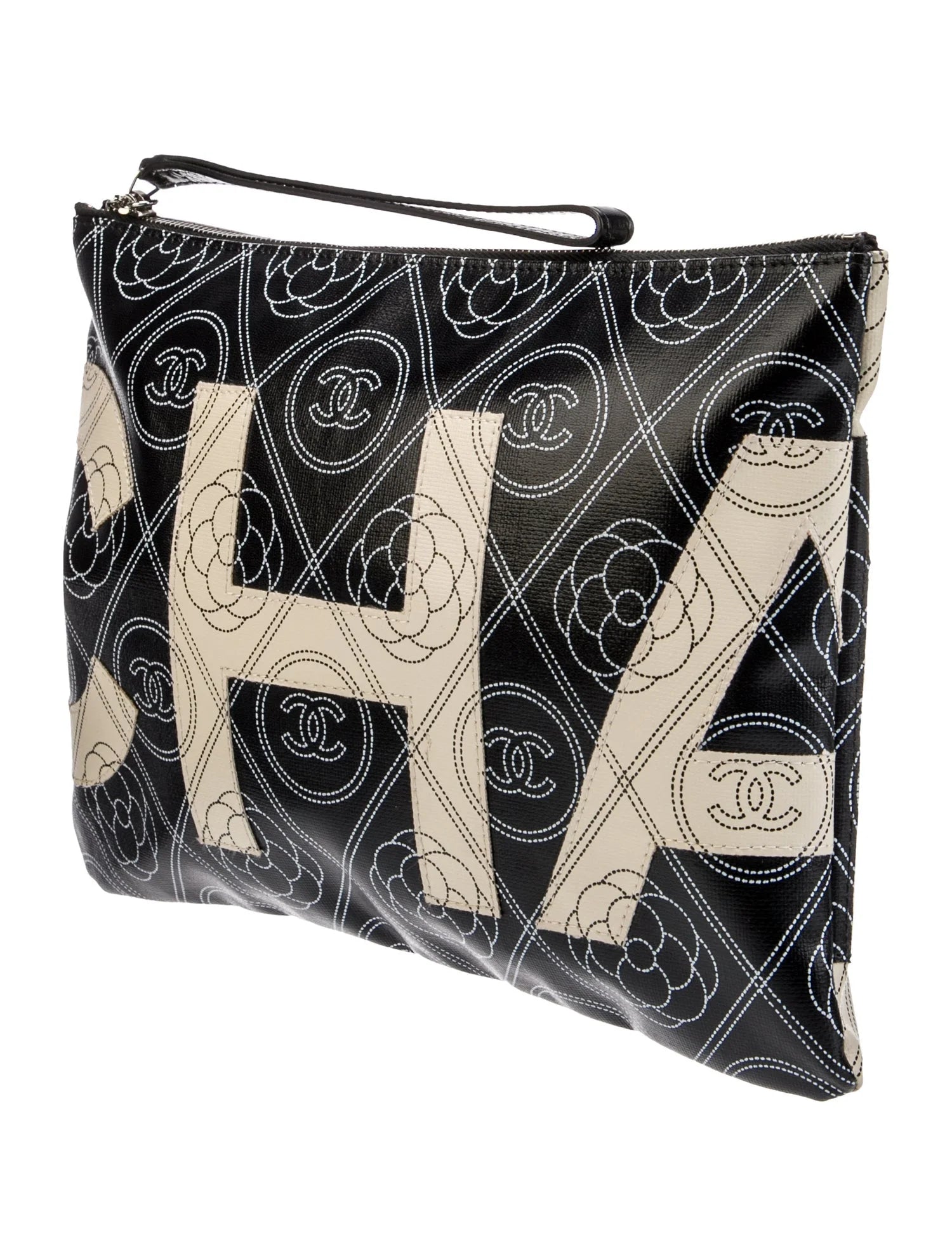 Chanel FW/22 Maxi Minaudière Camellia Pouch