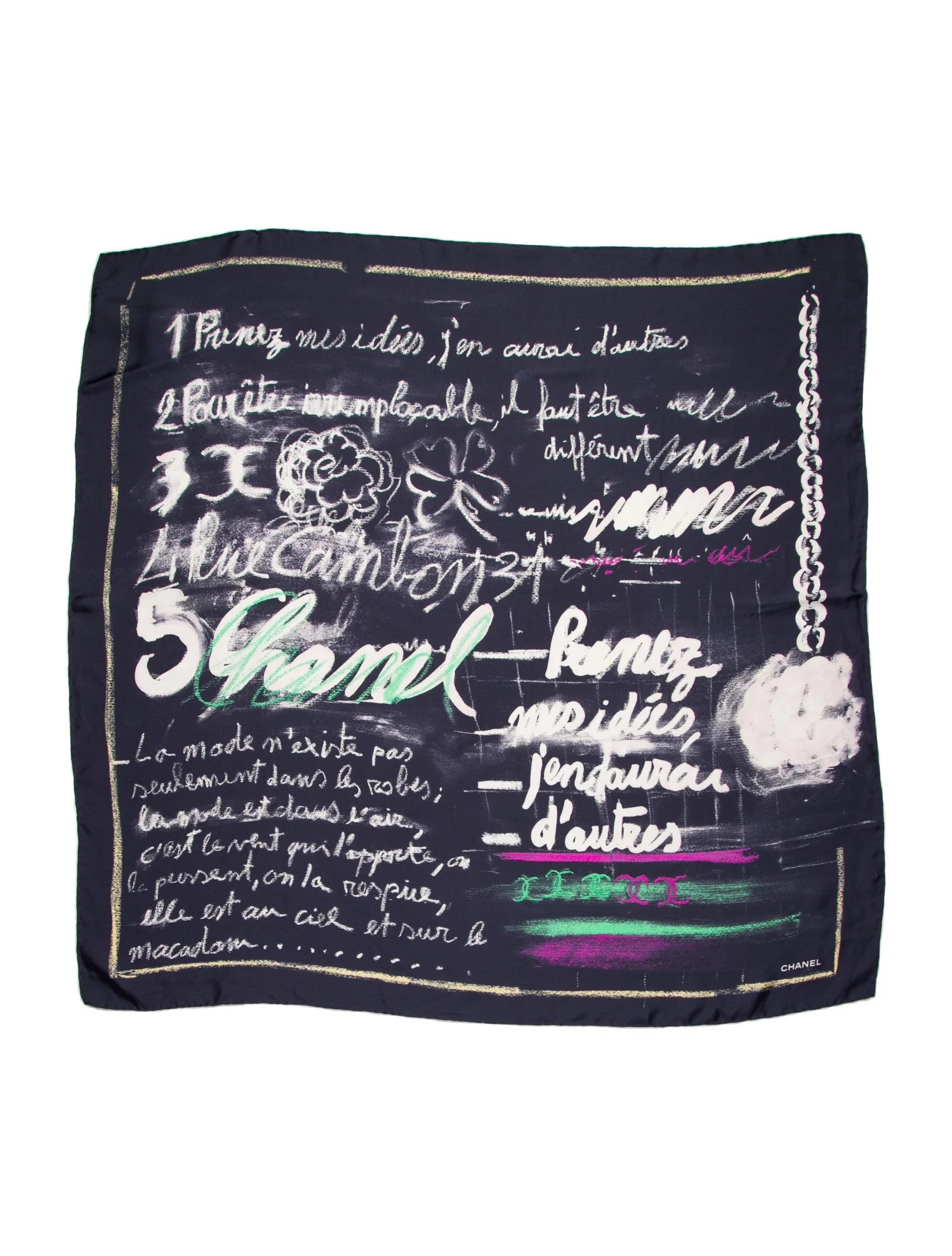 Chanel FW/15 Silk Scraf