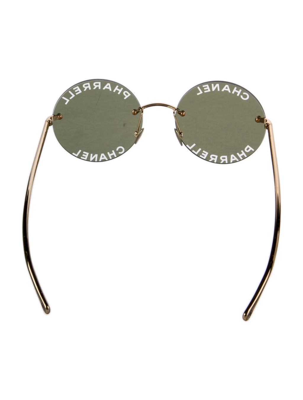 Chanel x Pharrell Gold CC Sunglasses